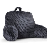 Ergonomic Bedrest Back & Neck Support Pillow | Grey Anthracite | 34cm x 50cm - The Bedding & Blankets Store