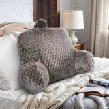 Ergonomic Bedrest Back & Neck Support Pillow | Taupe | 34cm x 50cm - The Bedding & Blankets Store