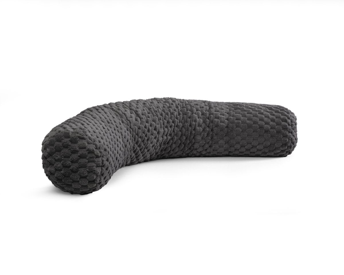 Extra - Long Body Pillow | Grey Anthracite | 140cm x 20cm - The Bedding & Blankets Store