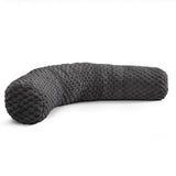 Extra - Long Body Pillow | Grey Anthracite | 140cm x 20cm - The Bedding & Blankets Store