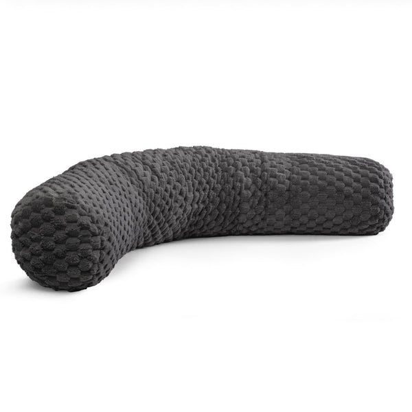 Extra - Long Body Pillow | Grey Anthracite | 140cm x 20cm - The Bedding & Blankets Store