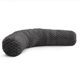 Extra - Long Body Pillow | Grey Anthracite | 140cm x 20cm - The Bedding & Blankets Store