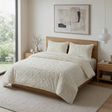 Faux Fur Duvet Cover Set Syon | Cream | King Long - 240cm (W) x 220cm (L) - The Bedding & Blankets Store