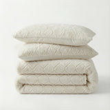 Faux Fur Duvet Cover Set Syon | Cream | King Long - 240cm (W) x 220cm (L) - The Bedding & Blankets Store