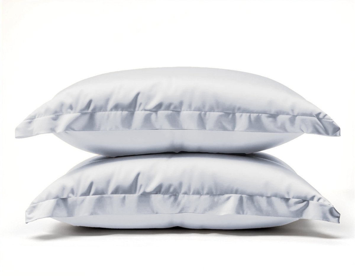 Glossy Pillowcase | White | 60 x 70cm - The Bedding & Blankets Store