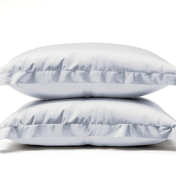 Glossy Pillowcase | White | 60 x 70cm - The Bedding & Blankets Store