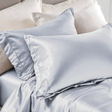 Glossy Pillowcase | White | 60 x 70cm - The Bedding & Blankets Store