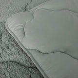 Lazy Teddy Duvet | Dark Green | Single - 140cm (W) x 200cm (L) - The Bedding & Blankets Store