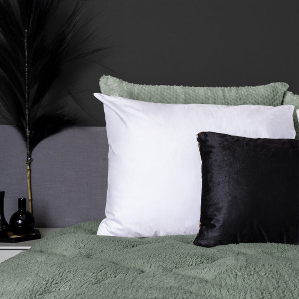 Lazy Teddy Duvet | Dark Green | Single - 140cm (W) x 200cm (L) - The Bedding & Blankets Store