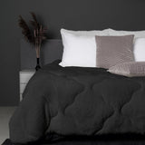 Lazy Teddy Duvet | Grey Anthracite | Single - 140cm (W) x 200cm (L) - The Bedding & Blankets Store