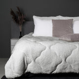 Lazy Teddy Duvet | Grey | Single - 140cm (W) x 200cm (L) - The Bedding & Blankets Store