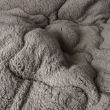 Lazy Teddy Duvet | Taupe | Single - 140cm (W) x 200cm (L) - The Bedding & Blankets Store