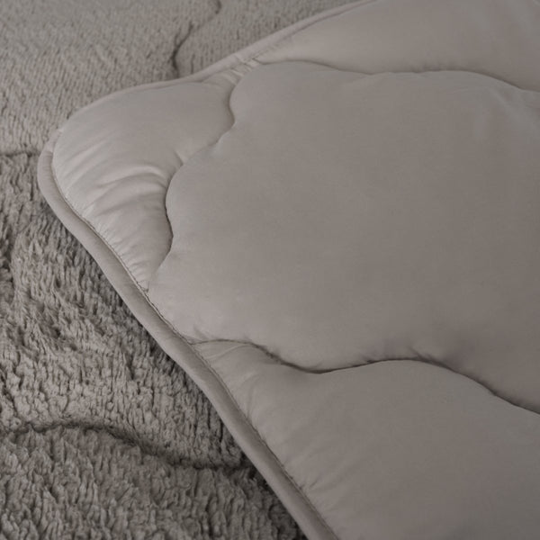 Lazy Teddy Duvet | Taupe | Single - 140cm (W) x 200cm (L) - The Bedding & Blankets Store