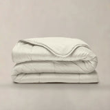 Lazy Velvet Duvet | Cream | Single - 140cm (W) x 200cm (L) - The Bedding & Blankets Store