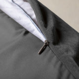 Lazy Velvet Duvet | Grey Anthracite | Single - 140cm (W) x 200cm (L) - The Bedding & Blankets Store