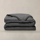 Lazy Velvet Duvet | Grey Anthracite | Single - 140cm (W) x 200cm (L) - The Bedding & Blankets Store
