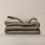 Lazy Velvet Duvet | Taupe/Grey | Single - 140cm (W) x 200cm (L) - The Bedding & Blankets Store