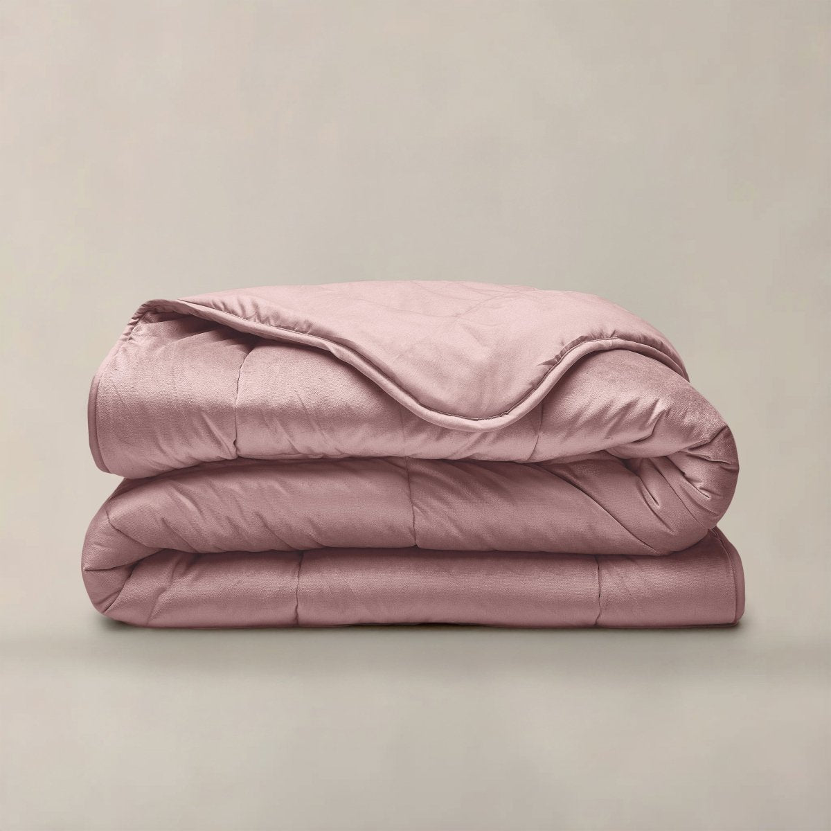 Lazy Velvet Duvet | Vintage Pink | Single - 140cm (W) x 200cm (L) - The Bedding & Blankets Store