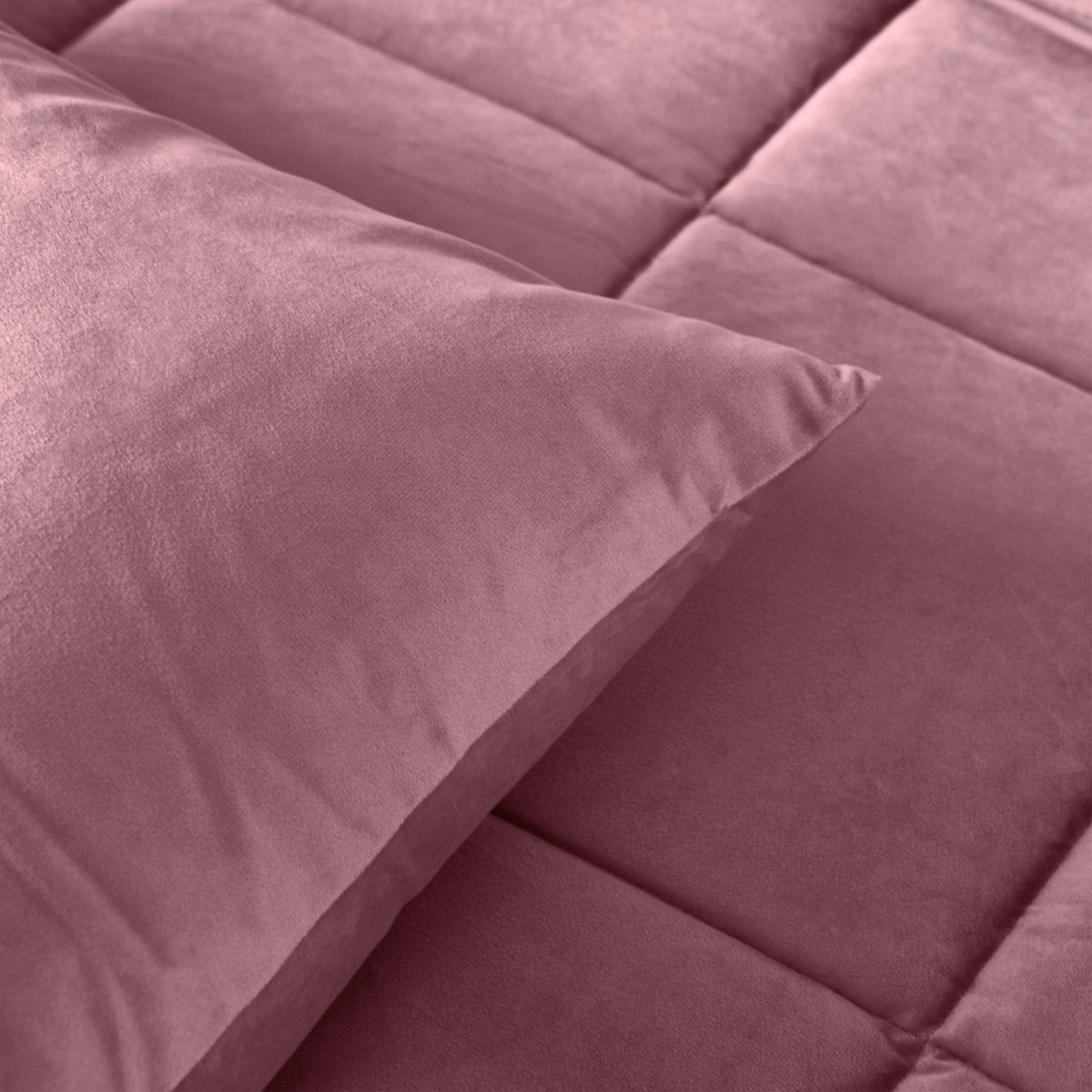 Lazy Velvet Duvet | Vintage Pink | Single - 140cm (W) x 200cm (L) - The Bedding & Blankets Store