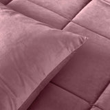 Lazy Velvet Duvet | Vintage Pink | Single - 140cm (W) x 200cm (L) - The Bedding & Blankets Store
