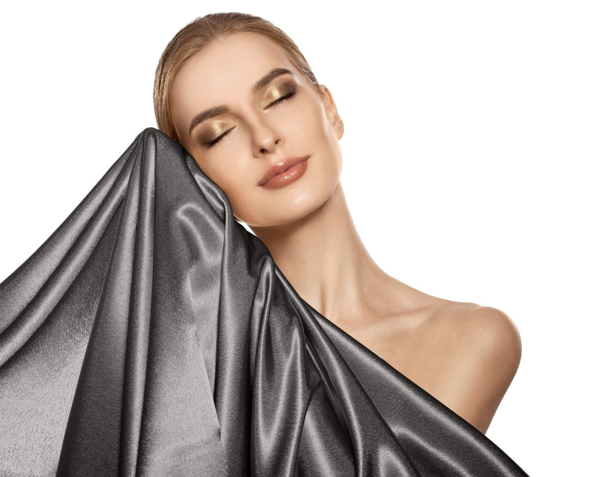 Luxury Satin Microfibre Beauty Skin Care Pillowcase | Anthracite | 60cm x 70cm - The Bedding & Blankets Store