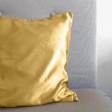 Luxury Satin Microfibre Beauty Skin Care Pillowcase | Gold | 60cm x 70cm - The Bedding & Blankets Store