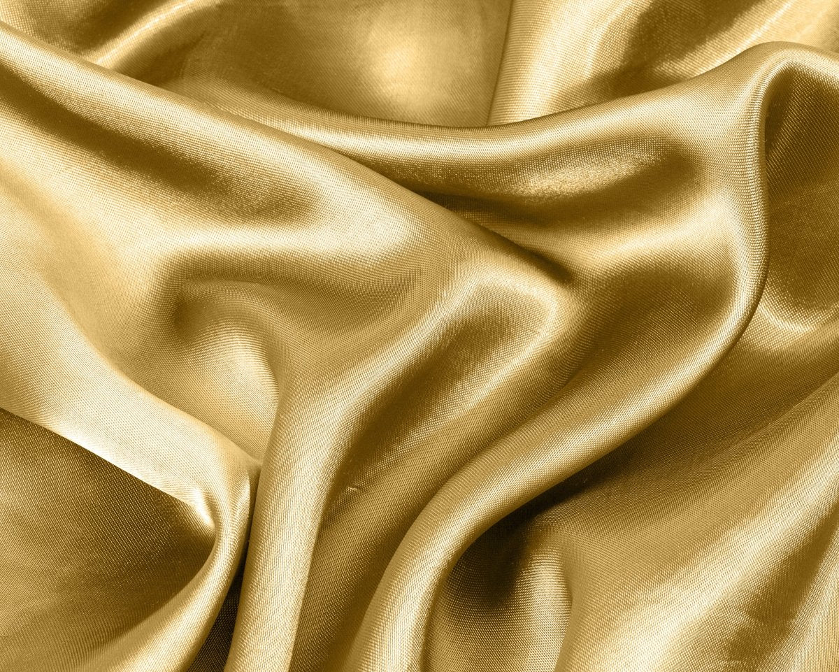 Luxury Satin Microfibre Beauty Skin Care Pillowcase | Gold | 60cm x 70cm - The Bedding & Blankets Store