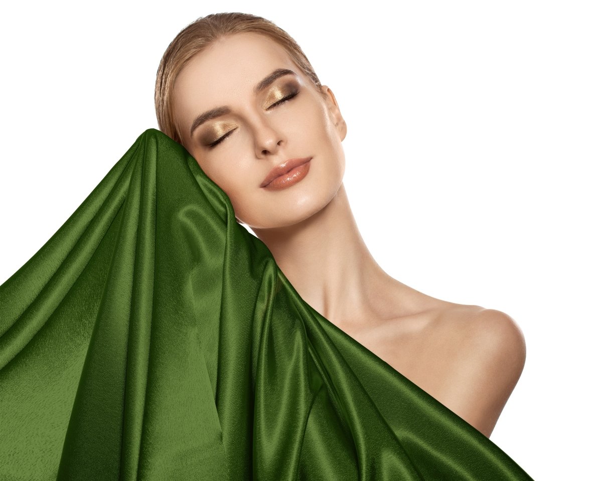 Luxury Satin Microfibre Beauty Skin Care Pillowcase | Green | 60cm x 70cm - The Bedding & Blankets Store