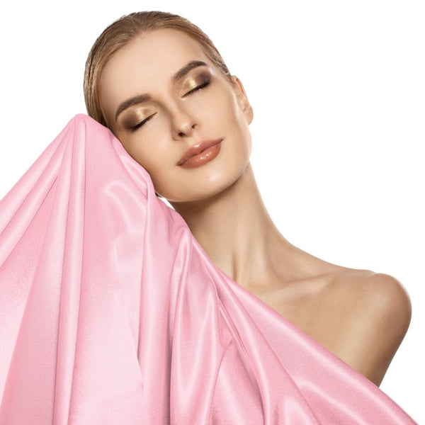 Luxury Satin Microfibre Beauty Skin Care Pillowcase | Pink | 60cm x 70cm - The Bedding & Blankets Store