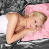 Luxury Satin Microfibre Beauty Skin Care Pillowcase | Pink | 60cm x 70cm - The Bedding & Blankets Store