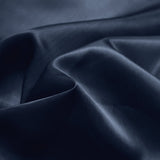 Luxury Satin Microfibre Duvet Cover Set Beauty Skin Care | Navy | Double - 200cm (W) x 220cm (L) - The Bedding & Blankets Store