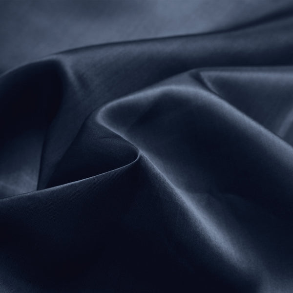 Luxury Satin Microfibre Duvet Cover Set Beauty Skin Care | Navy | Double - 200cm (W) x 220cm (L) - The Bedding & Blankets Store