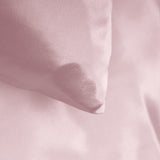 Luxury Satin Microfibre Duvet Cover Set Beauty Skin Care | Pink | Single - 140cm (W) x 220cm (L) - The Bedding & Blankets Store