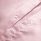 Luxury Satin Microfibre Duvet Cover Set Beauty Skin Care | Pink | Single - 140cm (W) x 220cm (L) - The Bedding & Blankets Store