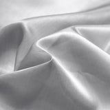 Luxury Satin Microfibre Duvet Cover Set Beauty Skin Care | Silver | Single - 140cm (W) x 220cm (L) - The Bedding & Blankets Store