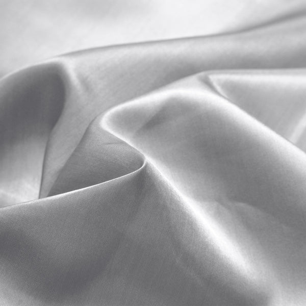Luxury Satin Microfibre Duvet Cover Set Beauty Skin Care | Silver | Single - 140cm (W) x 220cm (L) - The Bedding & Blankets Store