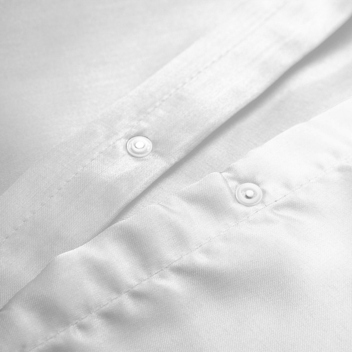 Luxury Satin Microfibre Duvet Cover Set Beauty Skin Care | White | Single - 140cm (W) x 220cm (L) - The Bedding & Blankets Store