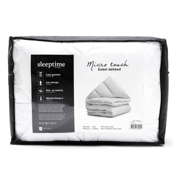 Micro Touch Lightweight Duvet | White | Single - 140cm (W) x 200cm (L) - The Bedding & Blankets Store