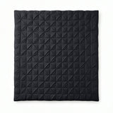 Microfibre Coverless Duvet Pintuck | Anthracite | Single - 140cm (W) x 200cm (L) - The Bedding & Blankets Store