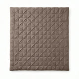Microfibre Coverless Duvet Pintuck | Taupe | Single - 140cm (W) x 200cm (L) - The Bedding & Blankets Store
