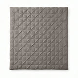 Microfibre Coverless Duvet Pintuck | Taupe/Grey | Single - 140cm (W) x 200cm (L) - The Bedding & Blankets Store