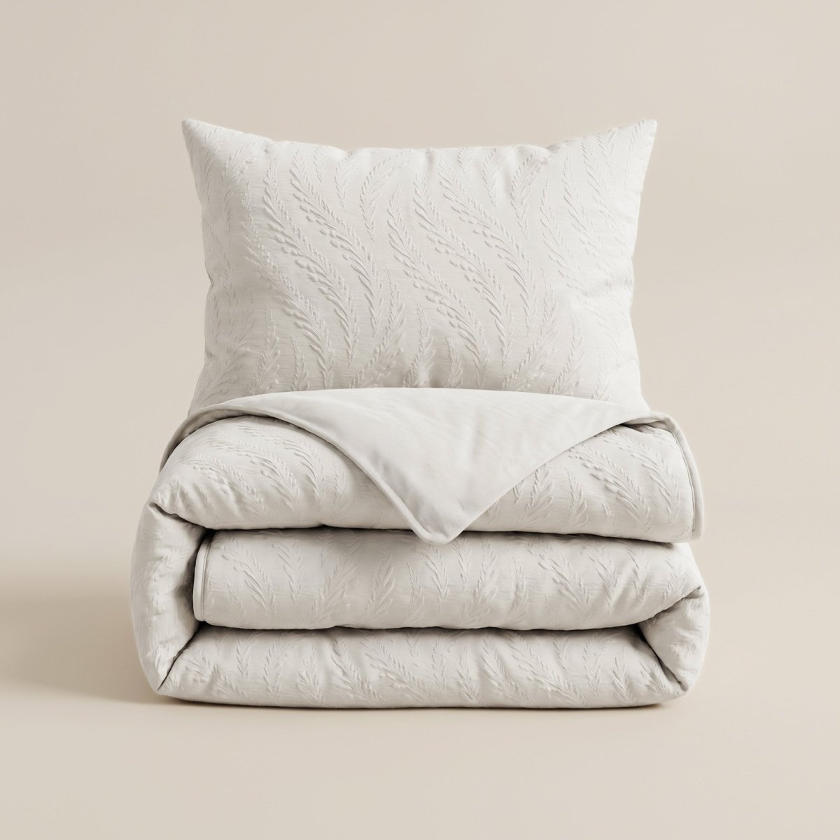 Microfibre Coverless Duvet Rafa | Beige | Single - 140cm (W) x 200cm (L) - The Bedding & Blankets Store