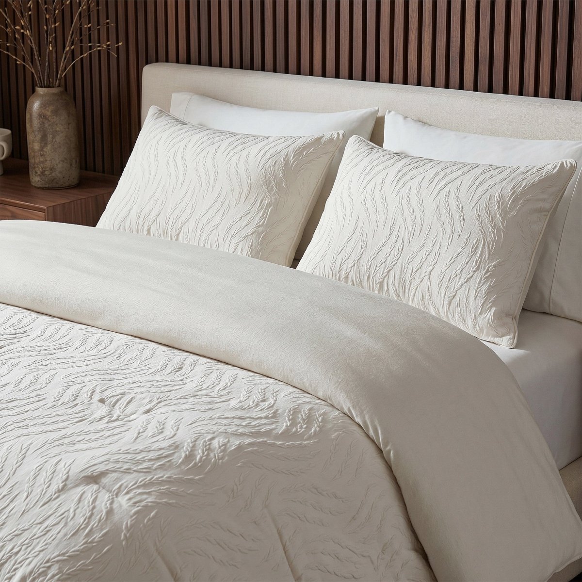 Microfibre Coverless Duvet Rafa | Beige | Single - 140cm (W) x 200cm (L) - The Bedding & Blankets Store