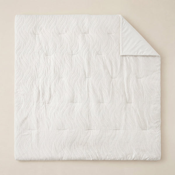 Microfibre Coverless Duvet Rafa | Beige | Single - 140cm (W) x 200cm (L) - The Bedding & Blankets Store
