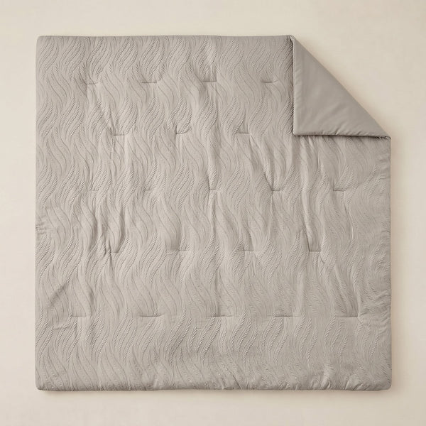 Microfibre Coverless Duvet Rafa | Taupe | Single - 140cm (W) x 200cm (L) - The Bedding & Blankets Store
