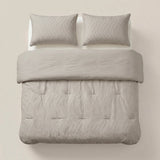 Microfibre Coverless Duvet Rafa | Taupe | Single - 140cm (W) x 200cm (L) - The Bedding & Blankets Store