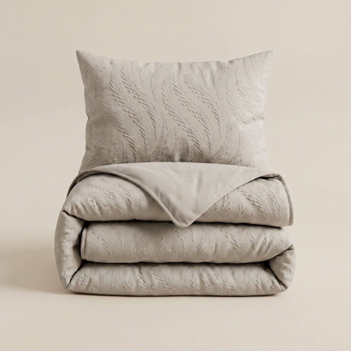 Microfibre Coverless Duvet Rafa | Taupe | Single - 140cm (W) x 200cm (L) - The Bedding & Blankets Store