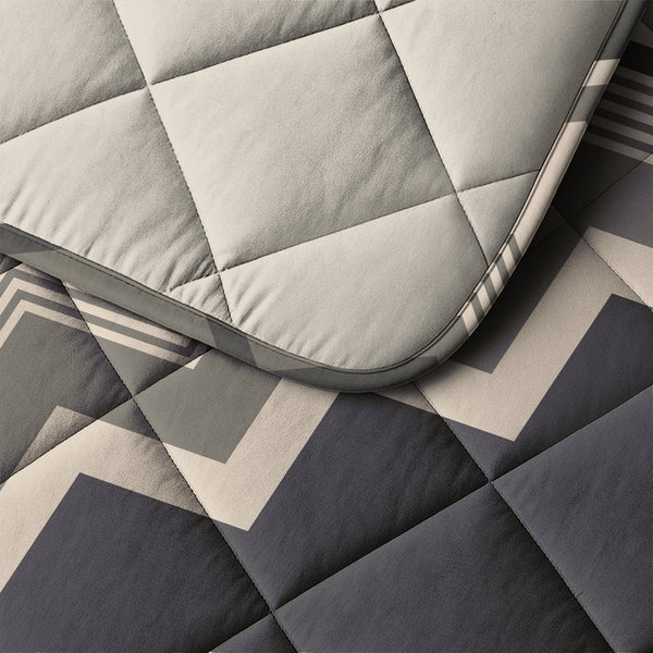 Microfibre Coverless Duvet Remon | Taupe | Single - 140cm (W) x 200cm (L) - The Bedding & Blankets Store