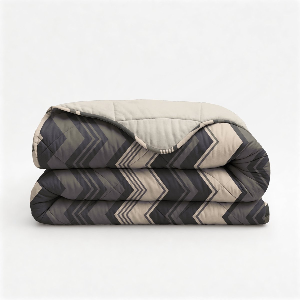 Microfibre Coverless Duvet Remon | Taupe | Single - 140cm (W) x 200cm (L) - The Bedding & Blankets Store