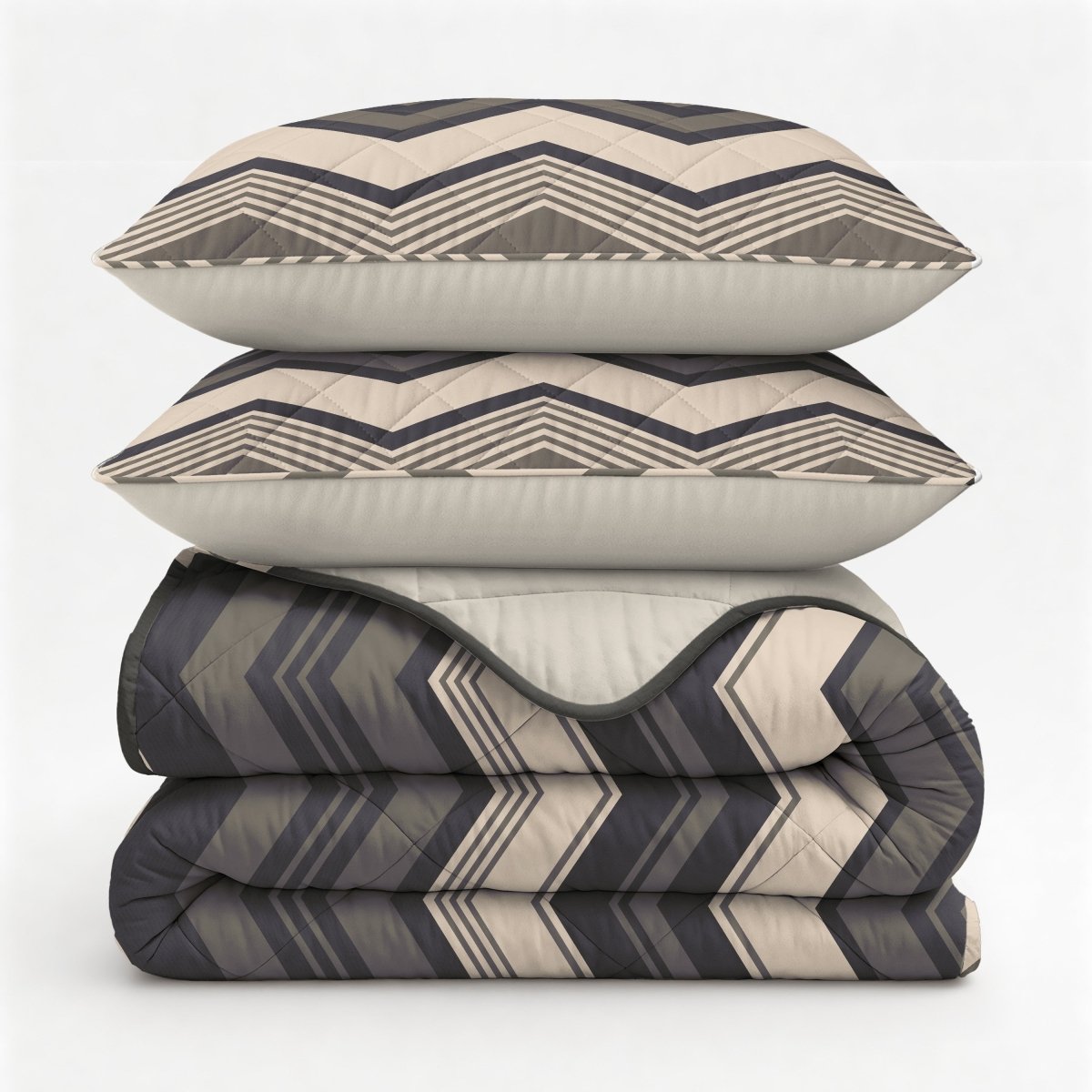 Microfibre Coverless Duvet Remon | Taupe | Single - 140cm (W) x 200cm (L) - The Bedding & Blankets Store